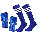 Mypre Soccer Shin Guards Pads with Socks Gear for Soccer 3,4,5 Year Old and Up Little Girls Boys Kids Child Youth Toddler Teenagers