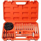 HORUSDY 23-Piece Punch Set and Hammer with Bench Block Ideal for Maintenanceh for Maintenance