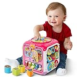 VTech Sort and Discovery Activity Cube (Frustration Free Packaging), Pink