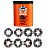 Bronson Speed Ceramic Skateboard Bearings, Cleaning Unit, Spacers, Washers, Extra Shields