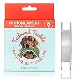 Freshwater Fishing Line Monofilament 8Lb 400Yds Spool Clear Nylon Mono | Multispecies Designed for Bass Walleye Trout Pike Panfish and Inshore Saltwater