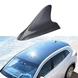 Augeny Car Shark Fin Antenna, Universal Auto Roof Dummy Aerial Decoration with Adhesive Tape, Radio Signal Roof Antenna Decoration, Vehicle Exterior Antenna Decor Accessories (Gray)