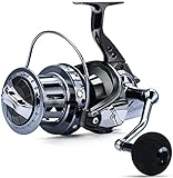 Sougayilang Spinning Reels 10000 Series Surf Fishing Reels,10+1 Stainless BB Ultra Smooth Powerful with CNC Aluminum Spool Fishing Reels for Saltwater Freshwater