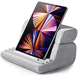 UGREEN Tablet Pillow Stand for Lap Soft Holder Bed with 3 Viewing Angles Adjustable Home Office Accessories Compatible with iPad Pro12.9 11 10.5 9.7 iPad Mini iPad Air iPhone 15 14 E-Reader Grey