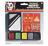 Day Of The Dead Makeup Kit - Ultimate Multicolor Face Painting Set - Versatile & Easy-to-Use, Perfect For Halloween, Festivals & Themed Parties - 1 Set