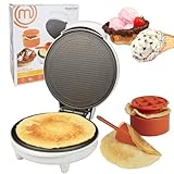 MasterChef Waffle Cone and Bowl Maker- Includes Shaper Roller and Bowl Press- Homemade Ice Cream Cone Baking Cookie Iron Machine, Fun Kitchen Appliance for Sundae Parties & Mothers Day Gift Giving