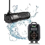 hygger 1321 GPH 12W Aquarium Wave Maker, Adjustable Cross Flow Pump with LED Display Controller, Magnetic DC 24V Aquarium Powerhead for Freshwater and Marine Reef Aquariums Up to 60 Gallon