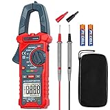 AstroAI Digital Clamp Meter Multimeter 2000 Counts Amp Voltage Tester Auto-ranging with AC/DC Voltage, AC Current, Resistance, Capacitance, Continuity, Live Wire Test, Non-Contact Voltage Detection