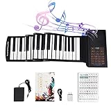 88 Key Keyboard Piano Roll Up Piano Electric Digital Piano Kids Hand Roll Piano For Kids Adults Gifts