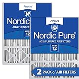 Nordic Pure 20x25x5 (19_7/8 x 24_7/8 x 4_3/8) Honeywell/Lennox Replacement MERV 12 Air Filters 2 Pack