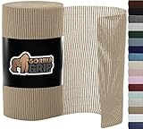 Gorilla Grip Drawer and Shelf Liner, Strong Grip, Non Adhesive Easiest Install Mat, 12 in x 20 FT, Durable Organization Liners, Kitchen Cabinets Drawers Cupboards, Bathroom Storage Shelves, Beige