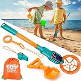 TOY Life Metal Detector for Kids Explorer Beach Toys for Boys Girls Nature Exploration Toys Outdoor Activities Toys for Kids Camping Set High Accuracy Metal Detector Gold Detector Kids Camping Toys