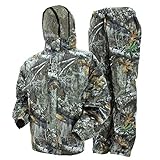 FROGG TOGGS Men's Standard Classic All-Sport Waterproof Breathable Rain Suit, Realtree Edge, X-Large