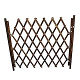 Fenteer Expandable Accordion Dog Gate,Doorway Stairs Divider Gate, Retractable Gate Safety Protection for Small Medium Pet Dog