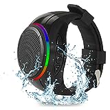 Frewico X10 Wearable Bluetooth Speaker Watch Portable Wireless Speaker Waterproof Running Speaker MP3 Music Player with TWS+Voice Control+Mic+SD Card Slot for Sports,Outdoor Travel and Home(Black)