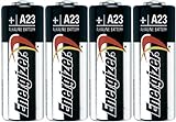 Energizer A23 Battery, 12V (Pack of 4)