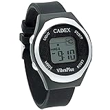 Cadex VibraPlus Sport – 8 Alarm Reminder Watch with Vibrating/Beep Notifications – Rubber Sport Band
