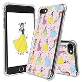 Oqplog Dishini Princess TPU Case for iPod Touch 5/6/7 Cartoon Clear Cute Girly Character Fun Cases for Girls Kids Boys Teens,Kawaii Soft Unique Cool Funny Phone Cover for iPod Touch 5/6/7 4 Inches