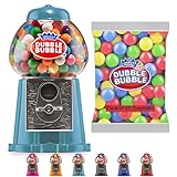 Gumball Machine for Kids 8.5' - Coin Operated Bubble Gum Machine and Toy Bank - Candy Machine Dispenser Includes 85 Gum Balls - Great Candy Dispenser Machine Gift Toys for Girls and Boys - 8.5' (Light Blue)