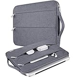 V Voova Laptop Sleeve Carrying Case 13 13.6 Inch Compatible with MacBook Air/Pro 13 M1/M2 2020-2023, Surface Laptop 4/5, Surface Pro X/9/8/7, HP Chromebook 13.5', Slim Computer Cover Bag,Grey