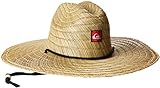 Quiksilver mens Pierside Straw Lifeguard Beach Straw Sun Hat, Natural, Large-X-Large US