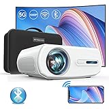 ONOAYO 5G WiFi Projector 9200L Full HD Native 1920×1080P Bluetooth Mini Projector, Support 4K &Zoom, Full Sealed Optical/LCD/LED/Home/Outdoor Movie Portable Projector for Phone,PC,PS4,TV Stick