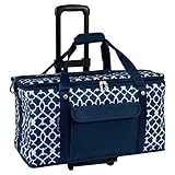 Picnic at Ascot Travel Cooler with Wheels- 64 Can Capacity- Collapsible Leakproof Cooler- Designed & Quality Approved in the USA