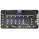 DJ Mixer - 8 Channel – Bluetooth – USB/SD Slot – Sound Effects - Echo – 19' Rack Mount - Adkins Professional Audio
