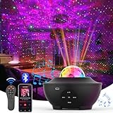 Star Projector,Galaxy Light Projector with Remote,Bluetooth Speaker,15 White Noise,Multiple Colors Dynamic Projections Night Light Projector for Kids Adults,Galaxy Lights for Bedroom Decor Aesthetic