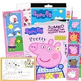 Coloring and Activity Set - Bundle Includes Peppa Pig Coloring Book, Peppa Pig Stickers, and 2-Sided Door Hanger (Peppa Coloring Book & Stickers)