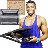 Professional Steel Slant Board for Squats, Adjustable Incline Board and Calf Stretcher, Stretch Board for Ankle & Foot Stretching, Black (500 LB Capacity)