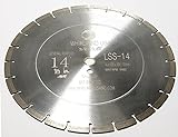 WHIRLWIND USA LSS 14 Inch Diamond Saw Blade,Dry or Wet Cutting Concrete Saw Blades for Sharp Cutting Concrete Marble Granite Brick Masonry,Broadened Cutter Head