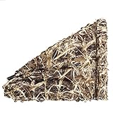 AUSCAMOTEK Camo Netting Camouflage Net for Duck Blind Material Soft Quiet -Dry Grass 5x6.5Ft