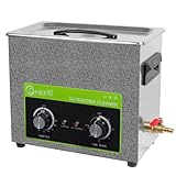 ONEZILI Ultrasonic Cleaner 6L, 180W High Power Sonic Parts Cleaner Machine with Industrail Grade Transducers with Timer and Heater for Cleaning Carburetor Guns Brass Parts Jewelry Watches Dental