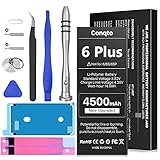 SHENMZ [4500mAh] Battery for iPhone 6 Plus, [2024 New Upgrade] Ultra-High Capacity 0 Cycle Replacement Battery for iPhone 6 Plus model A1522, A1524, A1593 with Full Set Professional Repair Tool Kits