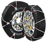 Security Chain Company SZ429 Super Z6 Cable Tire Chain for Passenger Cars, Pickups, and SUVs - Set of 2,Silver