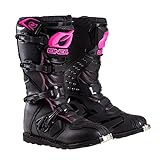 O'Neal 0325-708 Womens New Logo Rider Boot (Black/Pink, Size 8)
