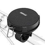 Inwa Bluetooth Bicycle Speakers with TF Card Mode, Waterproof Wireless Portable Traveling Bike Speaker, Built in Mic for Bicycle Riding, Showering, Hiking, Pool, Beach, Golfing(Black)