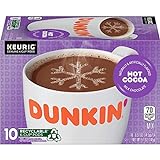 Dunkin' Milk Chocolate Hot Cocoa, 10 Keurig K-Cup Pods
