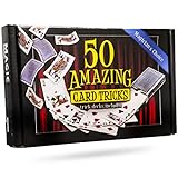 Magic Makers 50 Amazing Card Tricks Kit for All Ages with Trick Decks Included