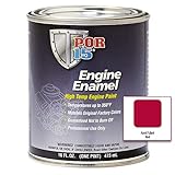 POR-15 High Temperature Engine Paint, Engine Enamel, 16 Fluid Ounces, Classic Ford Red