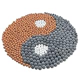 Luxsego Filter Beads fit for Filtered Shower Head, Replacement Showerhead Beans for Purifying Water, 5 oz Anion Mineral Balls Rejuvenate Dry Skin & Hair, 3 Kinds of Ionic Stones Refills Hand Shower