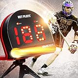 Lacrosse Speed Radar | Measures Shot-Power, Shot Speed Detection Sensors - Sport Radar Gun, Gifts for Lacrosse Players, Coaches & Fans