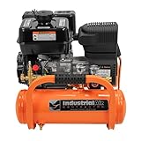 Industrial Air Contractor 4 Gal. 155 PSI Kohler Gas Powered Oil Free Portable Air Compressor (CTA6590412)