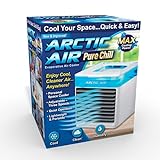 Ontel Arctic Air Pure Chill Evaporative Ultra Portable Personal Air Cooler with 4-Speed Air Vent, As Seen on TV