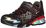 Skechers boys Lighted, Lighs, Lighted, Sport Lighted Sneaker, Black/Red, 13.5 Little Kid US