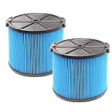 2 Pack VF3500 Replacement Filter for Ridgid Shop Vacuum 3-4.5 Gallon Wet Dry Vacuums, 3-Layer Filters for Ridgid WD4050, WD3050, WD4080, WD4522, 4000RV, 4500RV