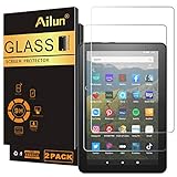 Ailun Screen Protector for Amazon Kindle Fire HD 8/8 Plus/Kids [8 inch] 2022&2020 Released - 0.33mm Tempered Glass, Ultra Clear, Anti-Scratch, Case Friendly