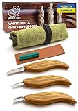 BeaverCraft Wood Carving Kit S15 Wood Whittling Kit for Beginners Kids - Wood Carving Knife Set Whittling Knife Wood Carving Knives Carving Tools