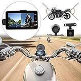 MASO Motorcycle Dash Cam Front and Rear Motorbike Camera Waterproof Dual Video HD 1080p